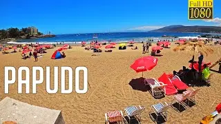 [FULL HD 60 FPS]  Caminata por las calles y playa de Papudo (Chile)