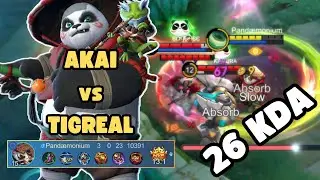 26 KDA Global Akai vs Tigreal | Mobile Legends