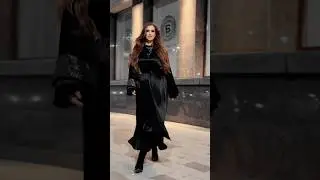 No regret 🔥we love to make only fancy outfits: black abaya Mistress of Boudoir with Italian velvet
