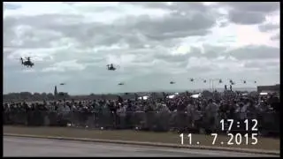 Andy Jones's visit to Yeovilton 110715 - Chopper finale (after RM Commando Assault)