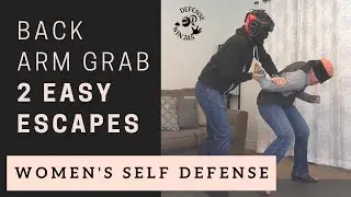 5. ARM LOCK Behind Back ESCAPE | Women's Self Defense