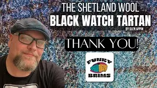 Thank You, Funky Brims For My New Black Watch Tartan Flat Cap!