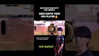 SENSI SUNTIK VERSI PRO PLAYER MEMANG BEDA🔥#pubgmobile #sensitivitasterbaikpubgmobile #fazeonzenxs