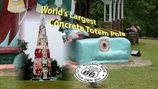 World's Largest Totem Pole on Route 66!  Ed Galloway Totem Pole Park in Foyil, Oklahoma