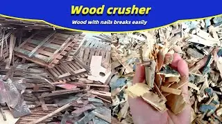 Template Shredding Battle:Multi-Function Wood Crusher Takes on Nailed Templates!