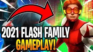 *NEW* 2021 FULL FLASH FAMILY GAMEPLAY! - DC Legends