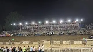 Pinckneyville, IL Demo Derby. Oct. 4, 2025 full size semi-stock