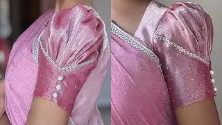 Trending sleeve design cutting and stitching| blouse sleeves design| बाजू का डिजाइन sleeves design|