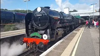 70000 Britannia on The Steam Dreams Garden of England at Dover Priory on Tuesday 22nd August 2023