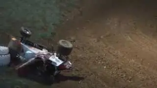 Placerville Speedway 410 Sprint Car Flip