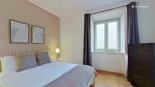 3D Home Tour in Lisbon | Furnished 2-Bedroom Rental in Principe Real, Lisbon