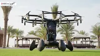 HEXA eVTOL Takes Flight in Abu Dhabi | Live Demo at Emirates Palace! 🚁✈️