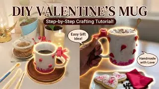 DIY coffee mug|| hand crafting video|| with coffee 