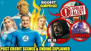 ⚠️SPOILER ALERT⚠️ FF The First Steps Mid-Credit & Post Credit Scenes Explained in Tamil