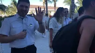 Ocean Cay MSC Inauguration Day - Entering Island