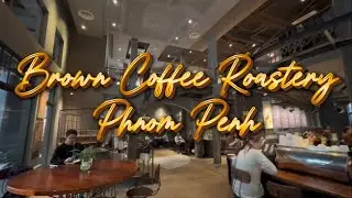 Brown Coffee Roastery in BKK1, Phnom Penh, Cambodia. 2-storey cafe. Delicious food, coffees and teas