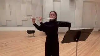 Confluence for flute solo by Zhou Long; Elizabeth Lu flute 2021