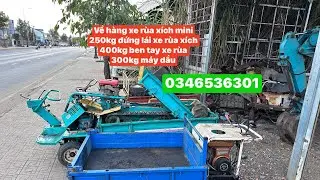 Về hàng xe rùa xích 250kg đứng lái xe rùa mini 400kg xe xúc lật mini (0346536301)