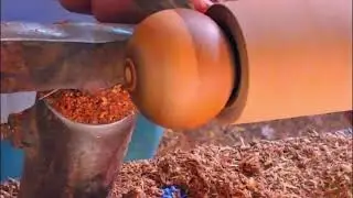 The Beautiful Palm Ball#The Palm Wood Turning Ideas#The Nice Skills of Palm Wood Creative.