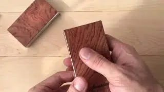Wood Cigarette Case DIY review. (Cigarette holder)