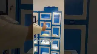How the replenishment staff replenishes the digital tape measure on the smart cabinet?