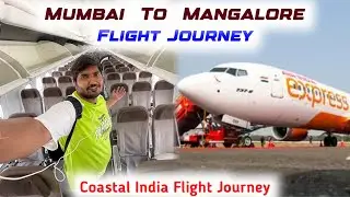 Mumbai to Mangalore Flight Journey | Air India Express Flight Review | Mumbai Airport | Mangalore