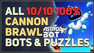 Cannon Brawl All Bots and Puzzle Pieces Collectibles 100% Walkthrough Astro Bot