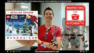 РОН ВАЙНИНГ: LEGO Star Wars: Адвент-календарь 2019 75245 РАСПАКОВКА И ОБЗОР СПОЙЛЕРОВ