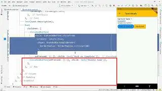 Lesson 8: Add styles to the widgets, customize the look. Flutter Todo list app.