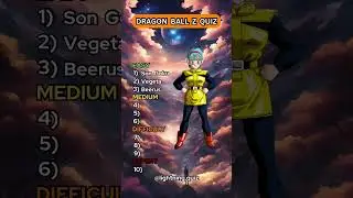 Dragon Ball Z Quiz 🐉 #quiz #dragonball #dragonballz #dragonballsuper #anime