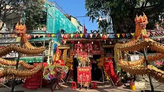 30/11/2025 TINH ANH ĐƯỜNG,Long Thuận Đường tại Lễ kỳ Yên Đình Thần Hưng Phú quận 8 Đi Diễu Hành 