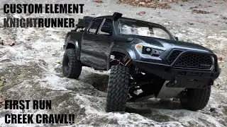 Custom Element Knightrunner: Stage 1 - Creek Crawl First Run - Austin, Texas