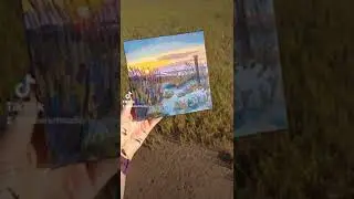 Beach inspired paintings by Elizabeth Fraser of Fraser Art Studio