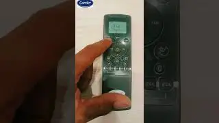 Carrier Ac Remote Full Function ⚡#carrier ac remote Demo