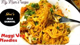 Maggi Veg Noodles No tastemaker| Maggi noodles recipe in Tamil| Maggie Masala| Homemade Maggi