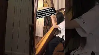 Full video coming tomorrow! #harp #music #audio #recording #video #ireland #scotland #classicalmusic