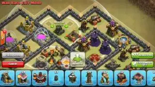 The BEST New Th11 Base! 2016/Clash of clans/New war base/trophy base design