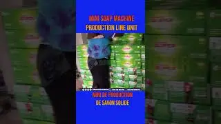 Mini Soap MachineProduction Line UnitMini de ProductionDe savon solide
