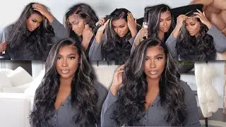 🔥SKIN MELT LACE WIG INSTALL FOR BEGINNERS| AFFORDABLE NATURAL LOOSE WAVES | FT. ARABELLA HAIR