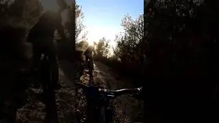 ⚠️Collision between hikers and mountain bikers? #shorts #mtb #gopro