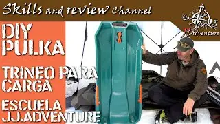✅ DIY Pulka con Trineo del Decathlon | Trineo de CARGA