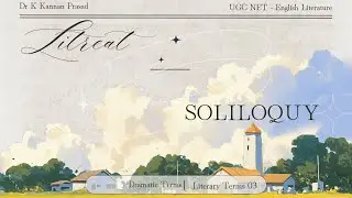 What is Soliloquy? | Literary Terms & Concept Explained in 5 Mins | UGC NET English