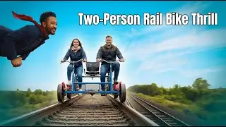 Two-Person Rail Bikes Through the Redwoods Are Insane
