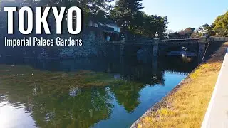 Imperial Palace Gardens Walk | Japan Walking Tour 4K | Tokyo