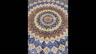 Persian Rug Dom Design Handmade Silk Classic Oriental Carpet 9x12ft