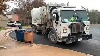 Austin&rsquo;s Pete 520 Labrie Automizer Garbage Truck Pt 1