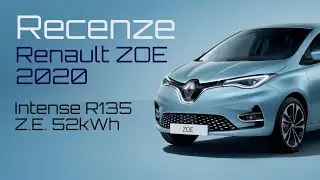 Renault ZOE 2020 - recenze ... Intense R135 Z.E. 52 kWh #RenaultZoe #Elektromobil #Elektroauta