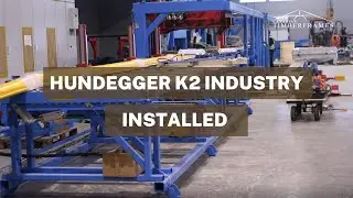 Canadian Timberframes installs Canada's largest and most advanced CNC machine with 6-axis robot