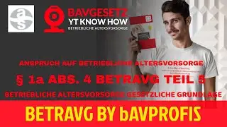⚒️BETRAVG § 1a ABS 4 [ANSPRUCH AUF PRIVATE BEITRAGSZAHLUNG DER BETRIEBLICHEN ALTERSVORSORGE] TEIL5