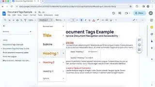 How to Use Document Tags in Google Docs